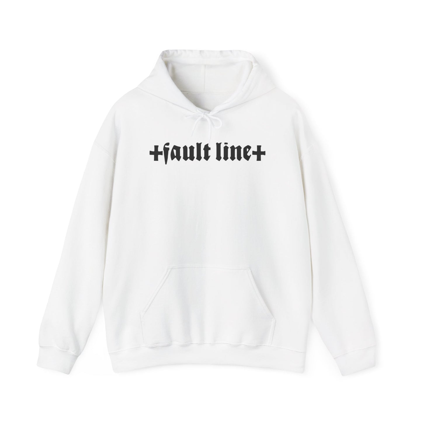 Fault Line Plain Hoodie