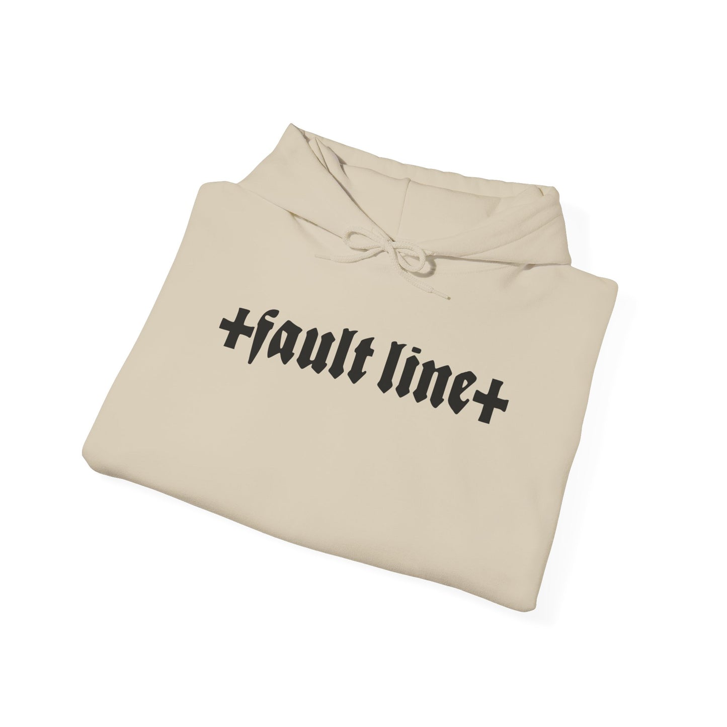 Fault Line Plain Hoodie